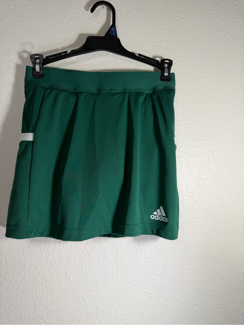 adidas Green Women's Tennis Skirt with White Logo